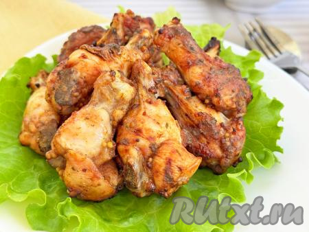 Куриные плечики в аэрогриле