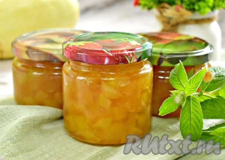 Варенье из кабачков и яблок