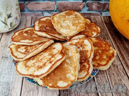 Оладьи с дыней