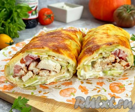 Шаурма из кабачков