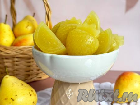 Мармелад из груш с желатином