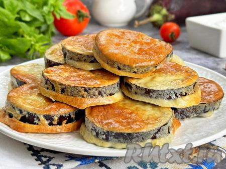 Баклажаны в кляре в аэрогриле