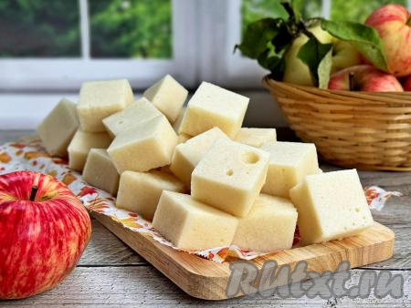 Пастила из яблок и желатина без сахара
