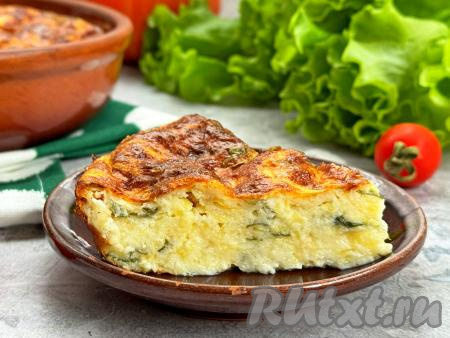 Запеканка из кабачка с творогом и сыром в духовке