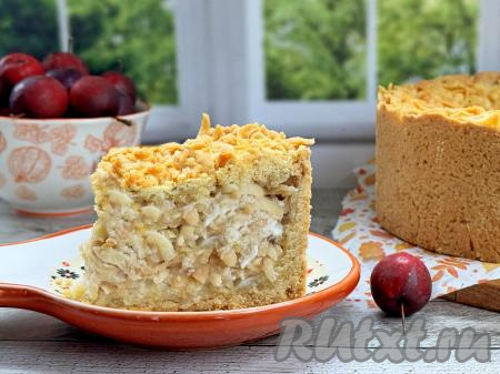 Пирог "Мечта" с яблоками и безе