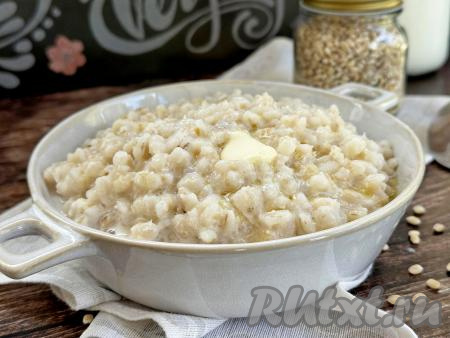 Перловая каша на молоке