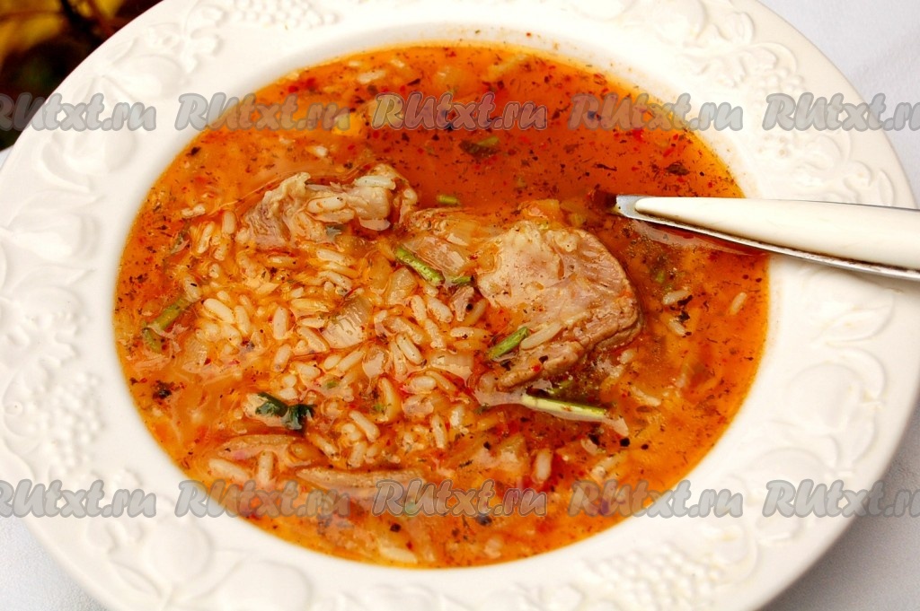 Рисовый суп без картошки с мясом - 6 пошаговых фото в рецепте