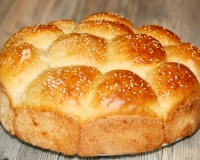 Белый хлеб на кефире в духовке