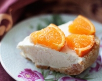 Апельсиновый торт-мороженое