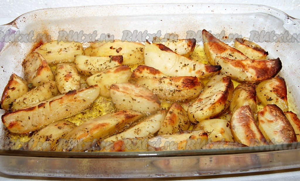 Рецепт запечённого картофеля в духовке
