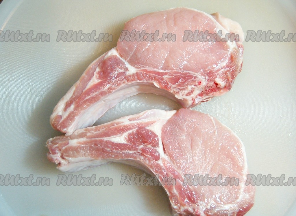 Свиная котлета на кости барбекю – кулинарный рецепт