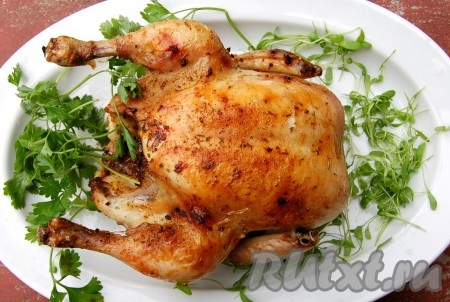 Цыпленок, запеченный в духовке