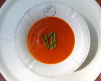 Классический томатный суп-пюре из свежих помидоров