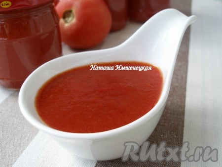 Домашний томатный кетчуп