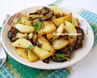Рецепт картошки с баклажаном