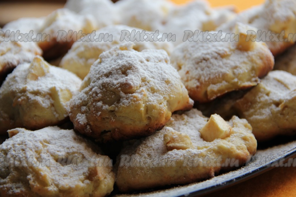 Как приготовить песочное печенье с яблоком: пошаговый рецепт с фото