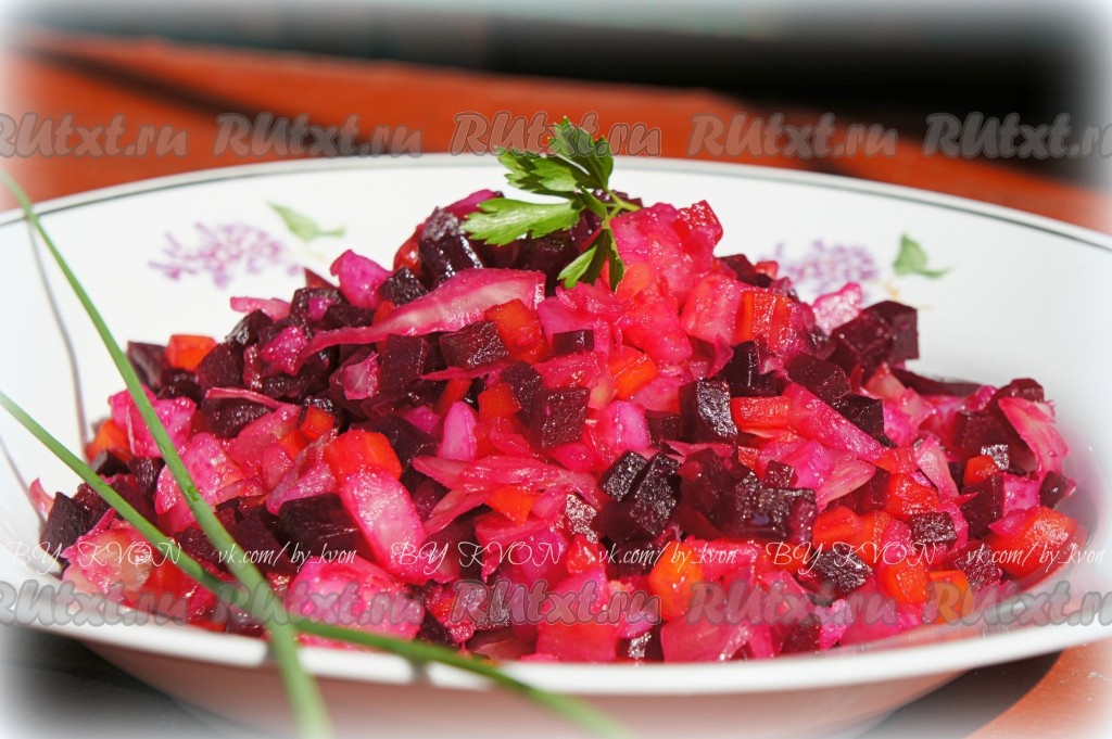 Винегрет овощной — рецепт с фото и видео