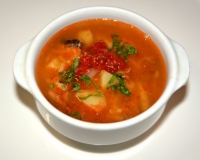 Суп с килькой в томатном соусе