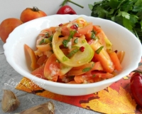 Рецепт салата из бурых помидоров