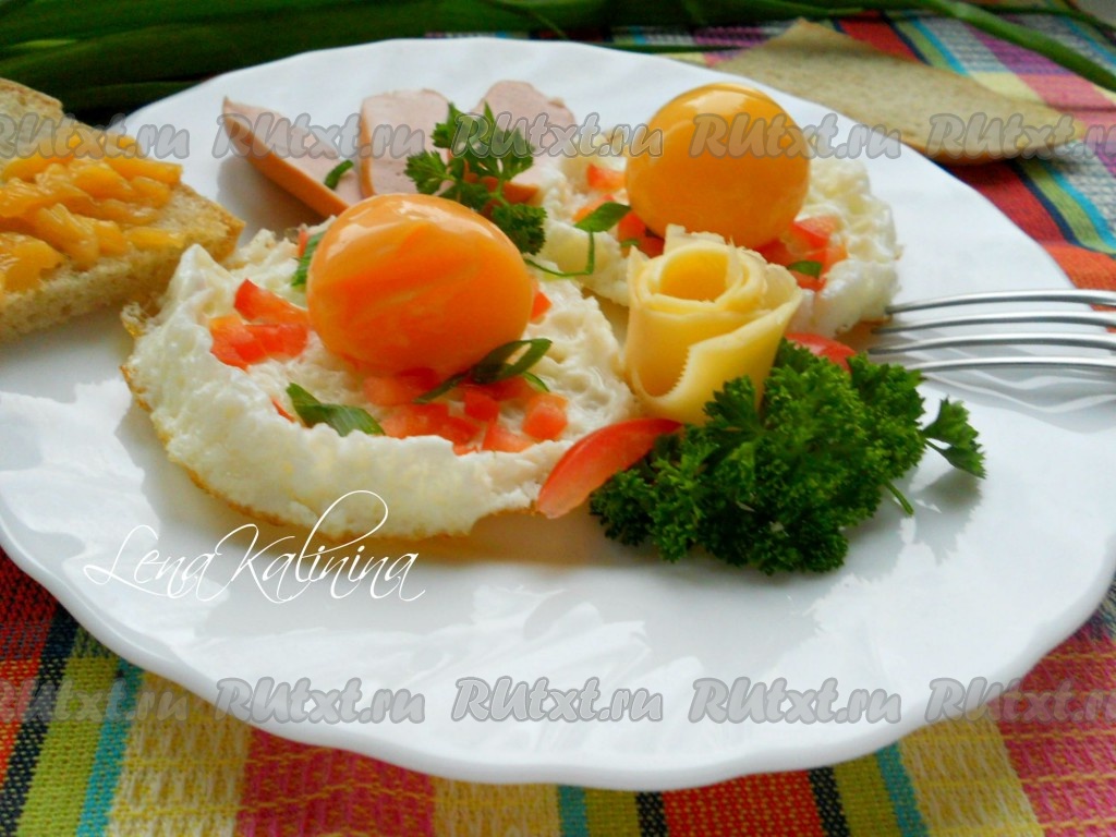 Яичница в корзинках