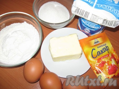 Ингредиенты для приготовления торта "Наслаждение"