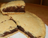 Орехово-шоколадный пирог