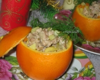Апельсиновые "бочонки" - оригинальное горячее блюдо на праздничный стол