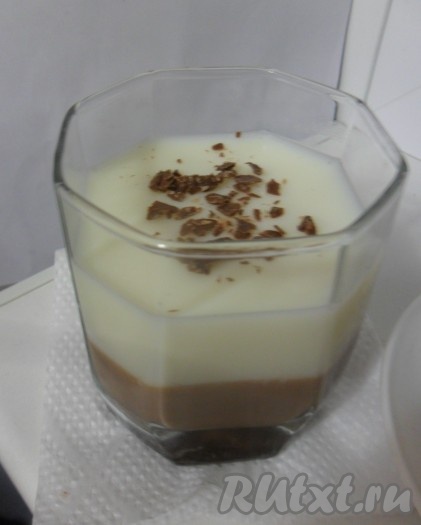 Шоколадно-молочное желе "Домино"