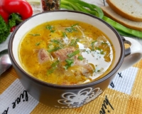 Вермишелевый суп с курицей