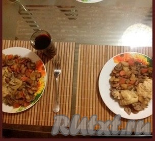 Тушеная куриная грудка в кефирном маринаде с овощами - 8 пошаговых фото