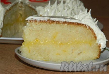 Лимонный торт