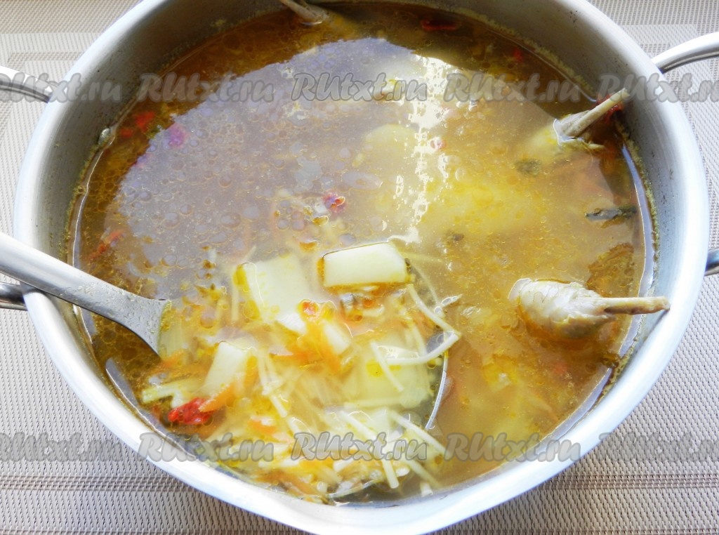 Суп Из Перепелов Рецепт Приготовления С Фото