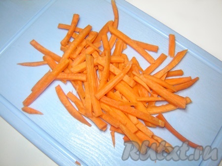 Морковка соломкой