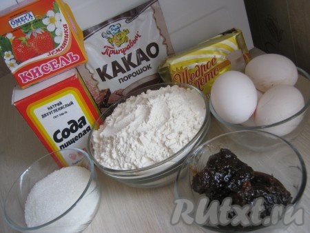Ингредиенты для приготовления пирога Гагарина