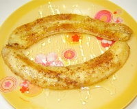 Десерт из жареных бананов