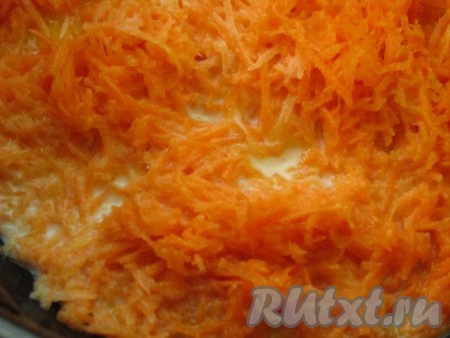 Залейте морковь 1/2 стакана молока, посолите по вкусу. Тушите морковь с молоком на небольшом огне еще минут 10-15, до готовности моркови.