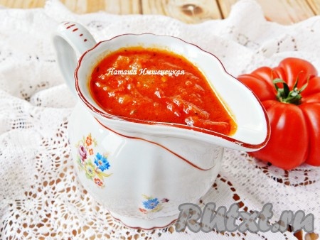 Томатный соус для спагетти из помидоров