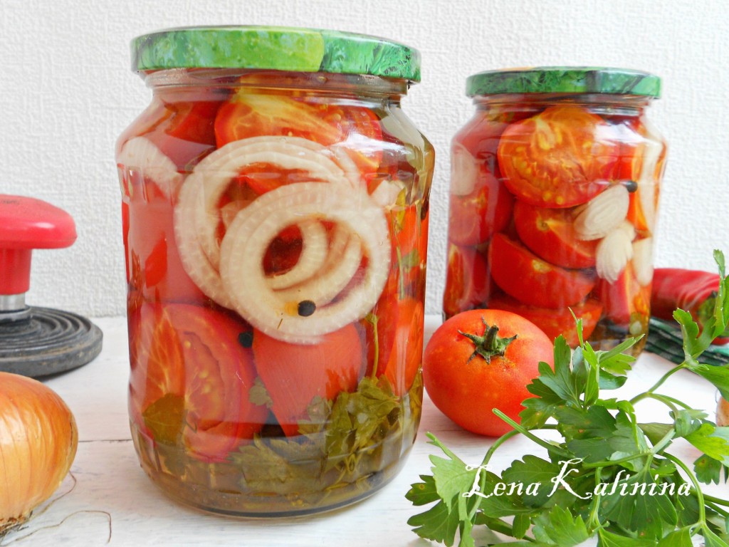 Маринованные помидоры на зиму - простой и вкусный рецепт с пошаговыми фото