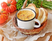 Овощной суп с сыром