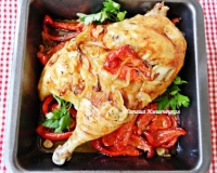Как приготовить половину курицы в духовке
