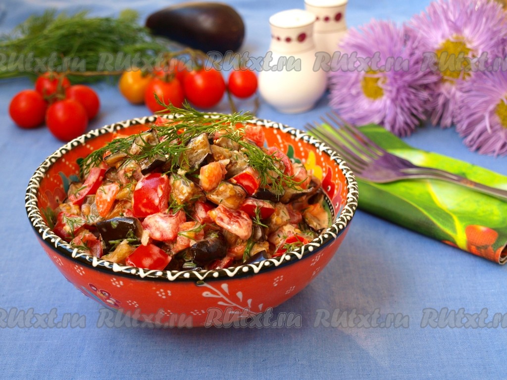 Азиатский салат с баклажанами: рецепт от фудблогера Полины Льдоковой