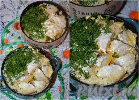 Рыба в горшочке с картошкой