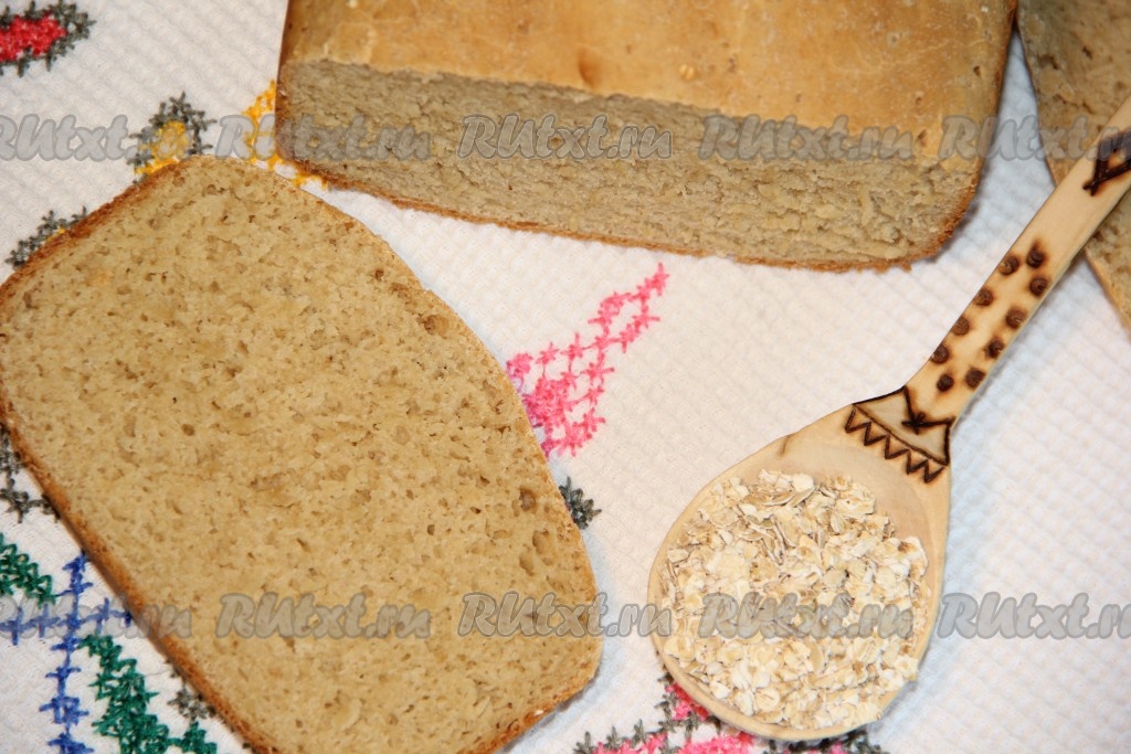 Хлеб из овсяной муки в хлебопечке - 5 пошаговых фото в рецепте