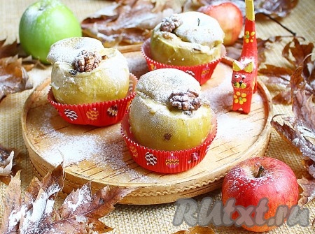 Десерт "Яблоки в снегу"
