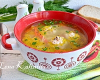 Рецепт супа с куриными фрикадельками