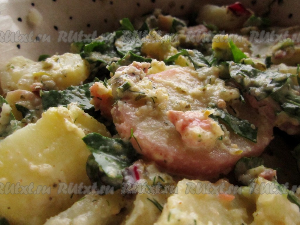 Теплый картофельный салат