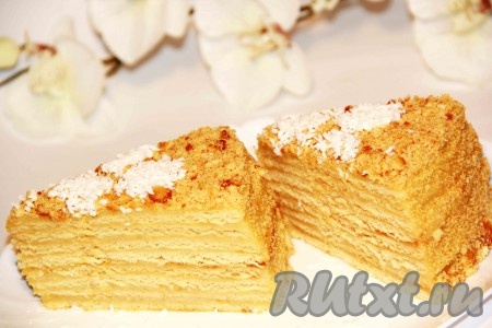 Рецепт торта "Медовик" с заварным кремом