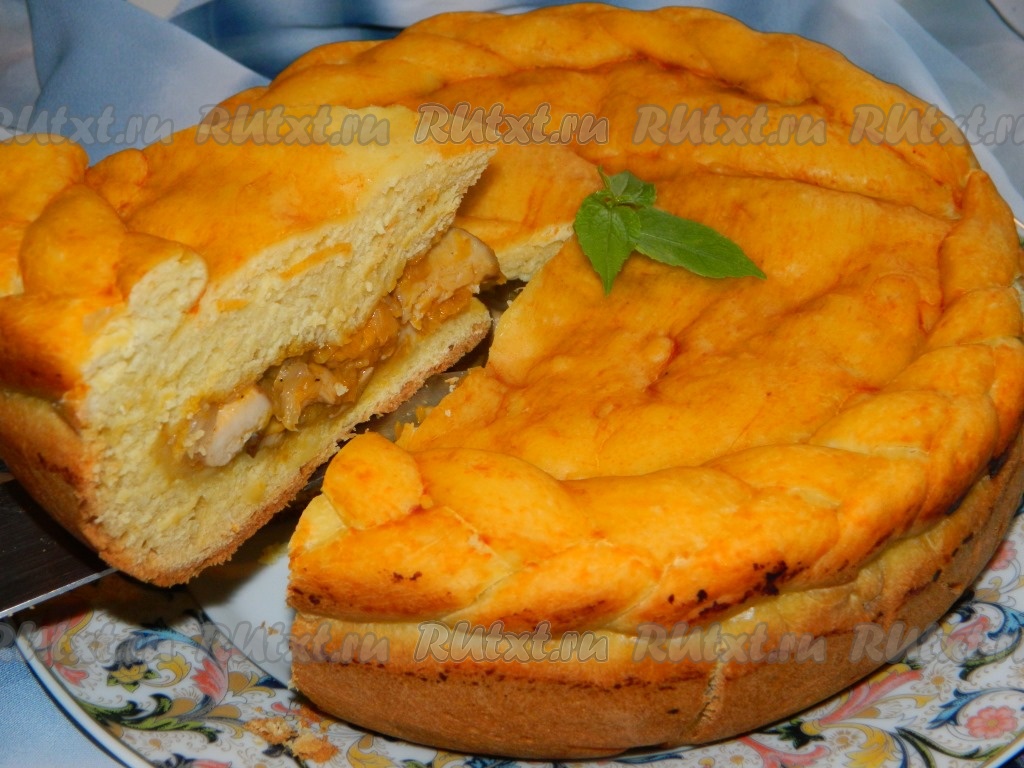 Пирог с грибами и с каpтошкой в мультиварке рецепт – Выпечка и десерты. «Еда»