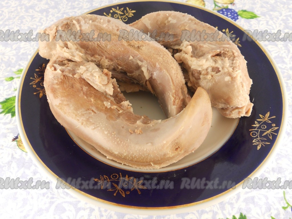 Салат из свиного языка – пошаговый рецепт приготовления с фото