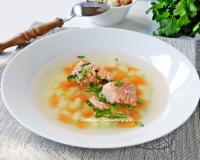 Рецепт супа с красной рыбой